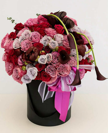 Velvet Romance Hatbox